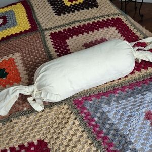 Cream Bolster Pillow